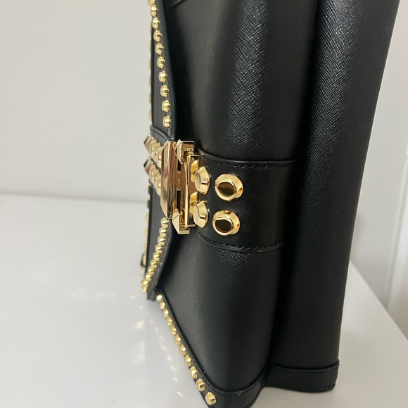 Michael kors Whitney Large Studded Saffiano Leather Convertible Shoulder Bag - Picture 6 of 9